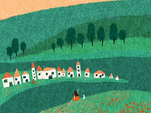 心里种了一片草原