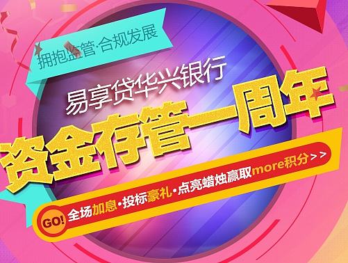 项目－金融类存管上线一周年活动