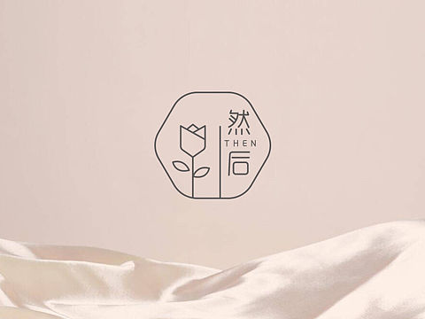 然后花店logo设计欣赏