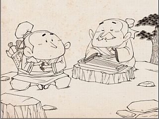 几张《中国寓言故事》的插图，已商用。请勿转载及其他用途