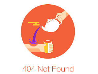 404出错页面，网页醉了~