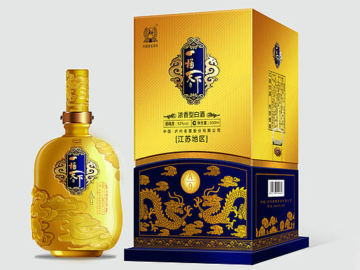 白酒包装设计案例泸州老窖——深圳艺鼎鹏包装设计