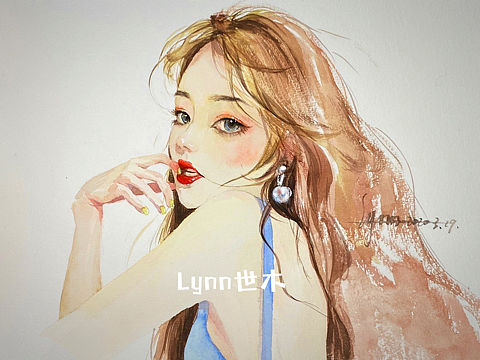 水彩小美女（個(gè)人主頁(yè)-ZNDM5NzcxMzY=） - 繪畫 - 站酷設(shè)計(jì)師Lynn世木原創(chuàng)素材 - 站酷ZCOOL