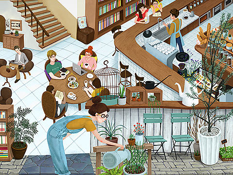 BOOCL書屋（插画设定）
