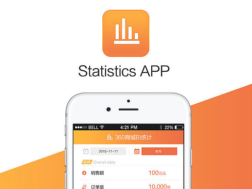 商城BI数据APP（个人主页-ZMjAwODg1NzY=） - APP界面 - 站酷设计师月牙青原创素材 - 站酷ZCOOL