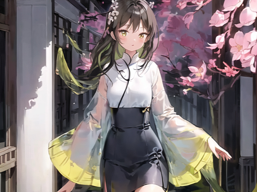 2023年3月国风美人系列插画