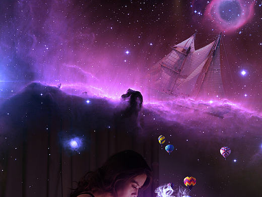 星云宝盒-临摹自李涛老师（个人主页-ZMjIwMjY0NzY=） - 海报 - 站酷设计师xiaojiu725原创素材 - 站酷ZCOOL