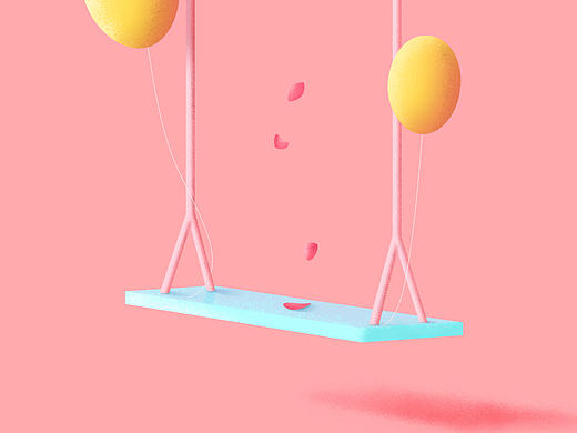 颗粒风插画引导页