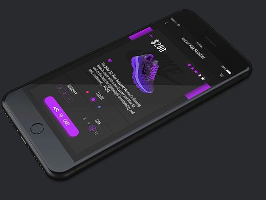 NIKE超跑界面设计（个人主页-ZMjExNjIyMDg=） - APP界面 - 站酷设计师LeeLee_yan_原创素材 - 站酷ZCOOL