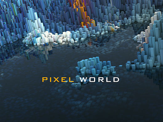 Pixel world for Cinema4D
