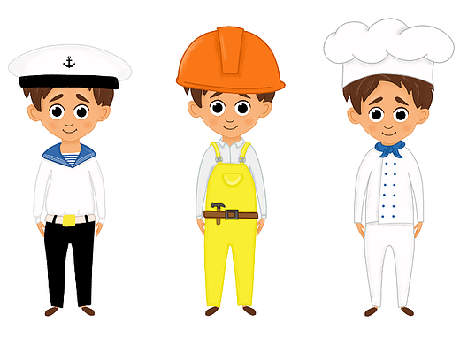 Characters - professions for kids