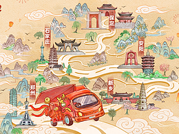 国潮插画