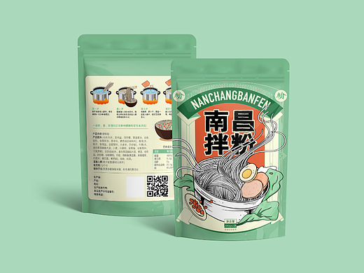 快消品包装设计|南昌米粉包装设计|方便食品包装设计