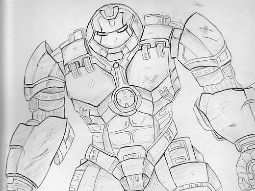 钢铁侠反浩克，武装完毕，即刻出发！！（个人主页-ZMTY3NDc2Mjg=） - 创作习作 - 站酷设计师芊芸寻原创素材 - 站酷ZCOOL