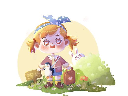 儿童插画小场景