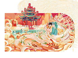 深圳礼品展——《幸福绵长》传承百年的潮汕咸面线礼盒设计