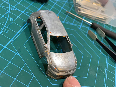 风火轮手工上色