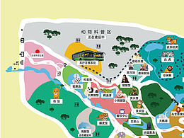 長(zhǎng)沙生態(tài)動(dòng)物園園區(qū)地圖