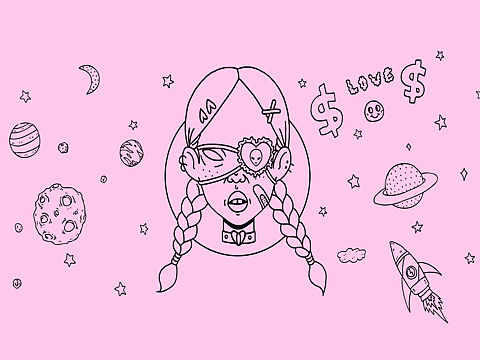 分享个人形象插画 yokilea logo desgin