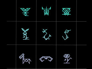 十二生肖符号设计