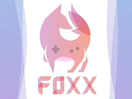 火杏FOXXGAME游戏公司logo设计第一版