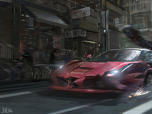 Street chase
