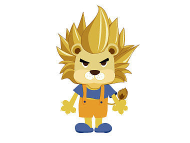 卡通小狮子