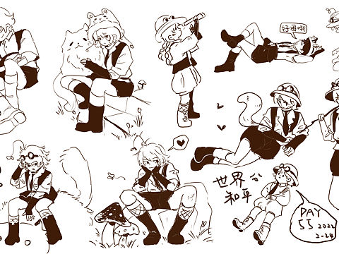 #速写60天挑战赛# Day55