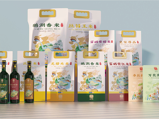 生态鄱阳湖臻品粮油伴手礼包装