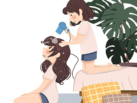 我们的我们26吹头发