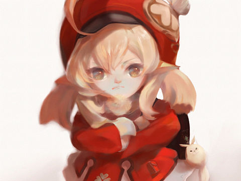 我的小可莉生气了