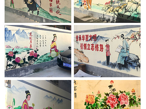郑州米罗墙绘文化墙案例