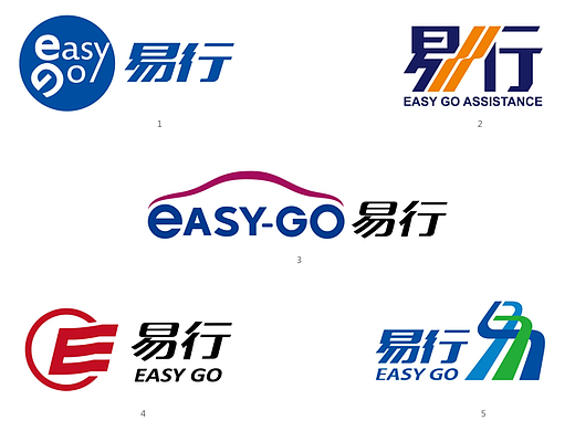 “易行”“easy go”品牌标识创意设计(个人主页-ZMzI2NjY4MDQ=) - Logo - 站酷设计师上兮品牌原创素材 - 站酷ZCOOL