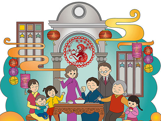 你闻闻，这里有一股年味