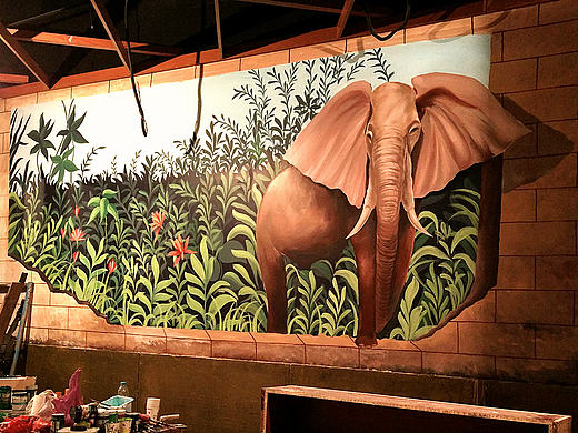 我们的手绘墙作品——艺芭ART手绘北京工作室