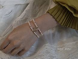 巴洛克洛可可系珍珠手链/耳环设计