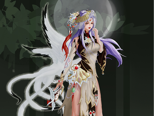 白鹤个人立绘设计