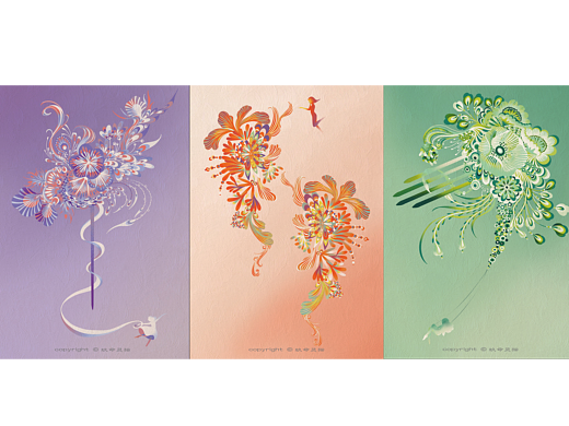 国风首饰的色彩尝试