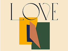Love typeface 大寫(xiě)字體