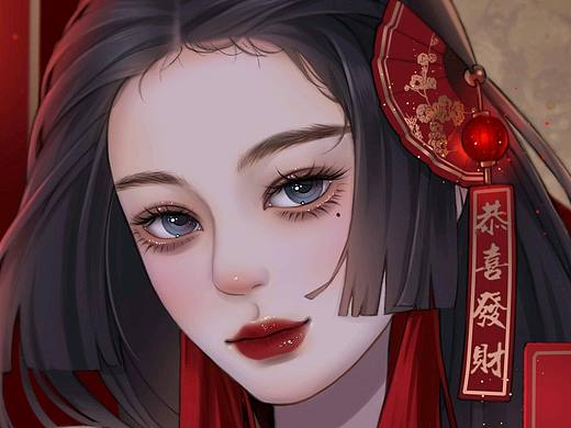 新年壁紙（個人主頁-ZNTc1NzY1MDA=） - 商業(yè)插畫 - 站酷設(shè)計師風(fēng)子洛原創(chuàng)素材 - 站酷ZCOOL