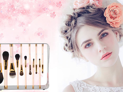 化妆刷海报设计（个人主页-ZMjAzNzYzNjg=） - 海报 - 站酷设计师2016140891原创素材 - 站酷ZCOOL