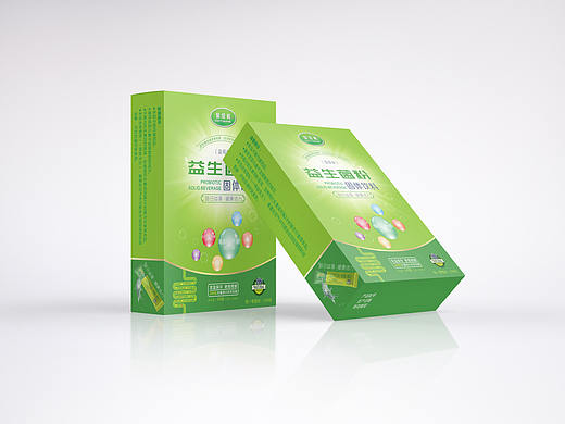 成都馨垣和商贸有限公司益生菌包装折页设计