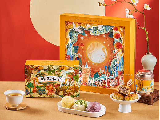 美食摄影 | 月饼卡纸风系列 ✖ 上海摄食度
