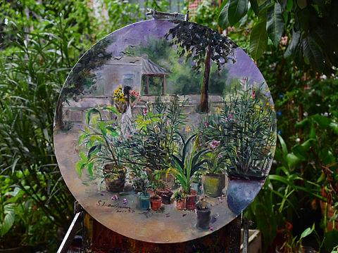 油畫寫生·樓下