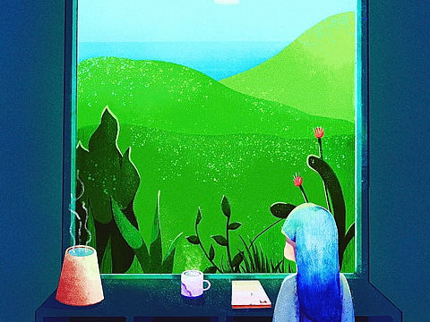 春和景明（個人主頁-ZNjAwNzA1MzI=） - 商業(yè)插畫 - 站酷設計師peggyxue原創(chuàng)素材 - 站酷ZCOOL