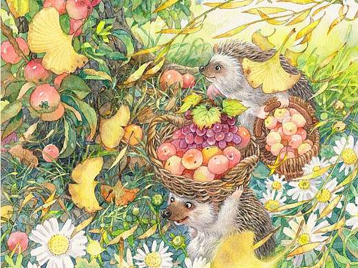 秋（個(gè)人主頁-ZMzAxNzMwNDQ=） - 兒童插畫 - 站酷設(shè)計(jì)師1979水印原創(chuàng)素材 - 站酷ZCOOL