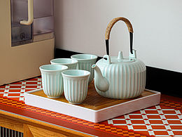 云水藍(lán)水具茶具