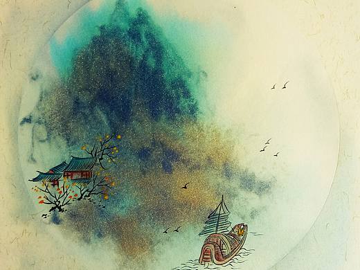 碧水春煙（個人主頁-ZMzc5MDc2MjQ=） - 繪畫 - 站酷設(shè)計師裳鯖原創(chuàng)素材 - 站酷ZCOOL