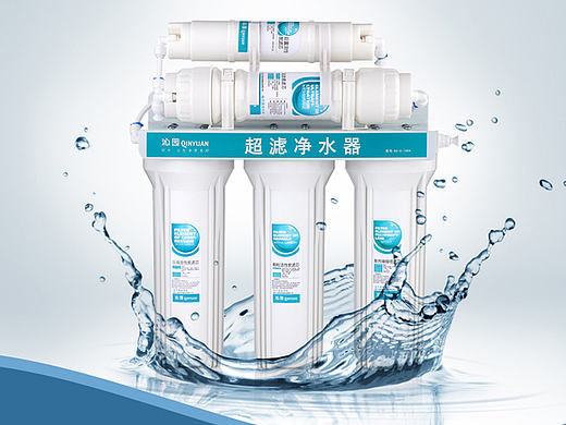 沁园净水器 超滤机 纯水机 详情页 2款