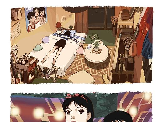 猹鱼工作室速写活动——电影速涂月